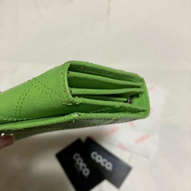 【COCO / ココ】【天然皮革】 レザー / 長財布 / 緑 < 女性ファッション  【COCO / ココ】【天然皮革】 レザー / 長財布 / 緑 < 女性ファッションの