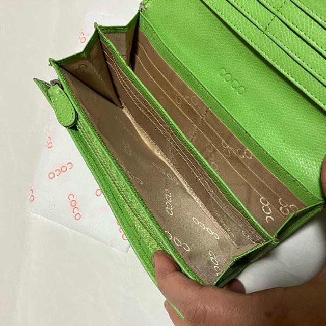 【COCO / ココ】【天然皮革】 レザー / 長財布 / 緑 < 女性ファッション  【COCO / ココ】【天然皮革】 レザー / 長財布 / 緑 < 女性ファッションの