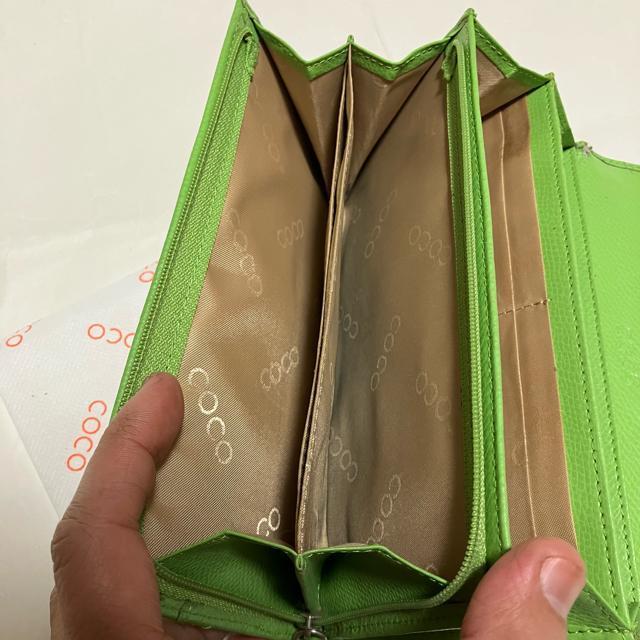 【COCO / ココ】【天然皮革】 レザー / 長財布 / 緑 < 女性ファッション  【COCO / ココ】【天然皮革】 レザー / 長財布 / 緑 < 女性ファッションの