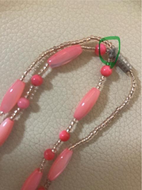 1893.昭和レトロ☆ピンクの2連ネックレス < おもちゃ  1893.昭和レトロ☆ピンクの2連ネックレス < おもちゃの