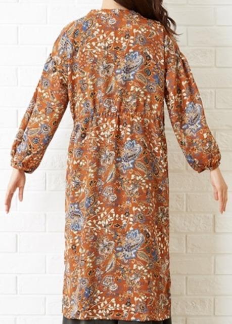 フリーサイズ★chocol raffine robe★花柄シフォンワンピース★送料無料 < 女性ファッション  フリーサイズ★chocol raffine robe★花柄シフォンワンピース★送料無料 < 女性ファッションの