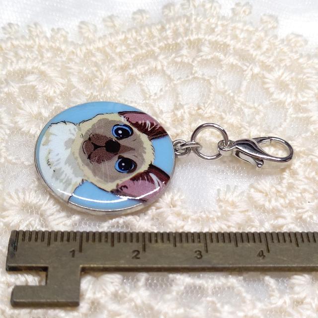 ハンドメイド☆ファスナーチャーム☆シャムねこちゃん < 女性ファッション ハンドメイド☆ファスナーチャーム☆シャムねこちゃん < 女性ファッションの