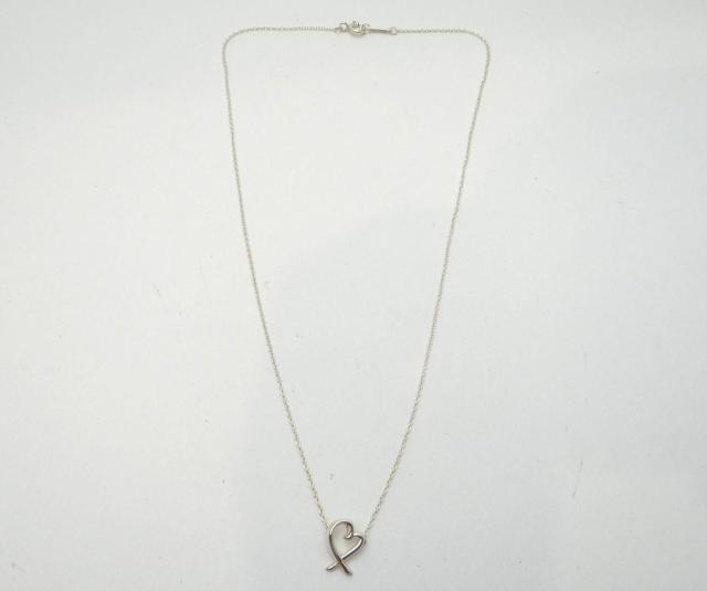 TIFFANY&CO. ティファニー ミニ ラビングハート ペンダント ネックレス SV925 シルバー<USED>【送料無料】 < ブランド TIFFANY&CO. ティファニー ミニ ラビングハート ペンダント ネックレス SV925 シルバー<USED>【送料無料】 < ブランドの