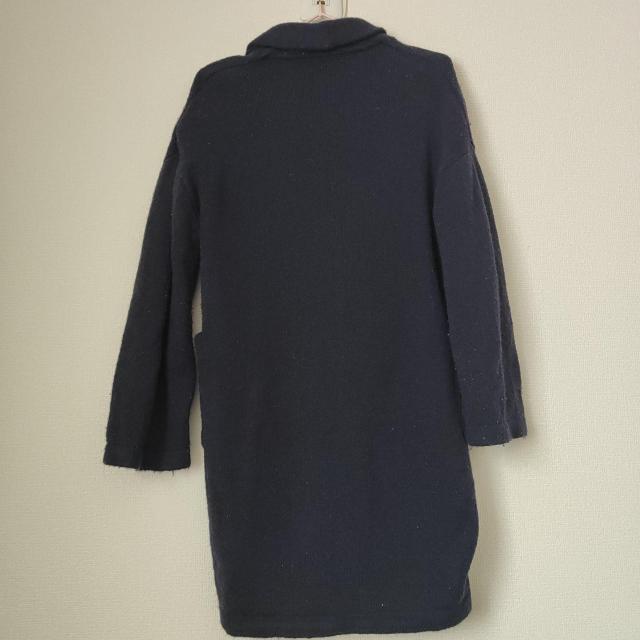 ネイビー ニットカーディガン ボタン付き < 女性ファッション ネイビー ニットカーディガン ボタン付き < 女性ファッションの