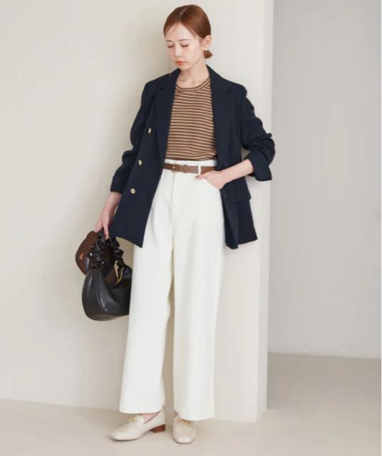 ◆新品◆ロペピクニック◆金ボタンダブルジャケット◆長め◆紺ブレ◆L◆テーラード < 女性ファッション ◆新品◆ロペピクニック◆金ボタンダブルジャケット◆長め◆紺ブレ◆L◆テーラード < 女性ファッションの