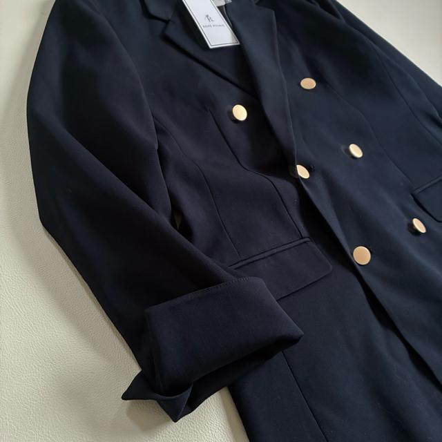 ◆新品◆ロペピクニック◆金ボタンダブルジャケット◆長め◆紺ブレ◆L◆テーラード < 女性ファッション ◆新品◆ロペピクニック◆金ボタンダブルジャケット◆長め◆紺ブレ◆L◆テーラード < 女性ファッションの