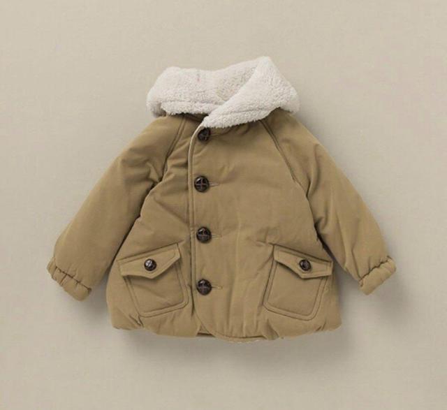 Love&Peace&Money 中綿コート キャメル 90cm < キッズ/ベビー Love&Peace&Money 中綿コート キャメル 90cm < キッズ/ベビーの