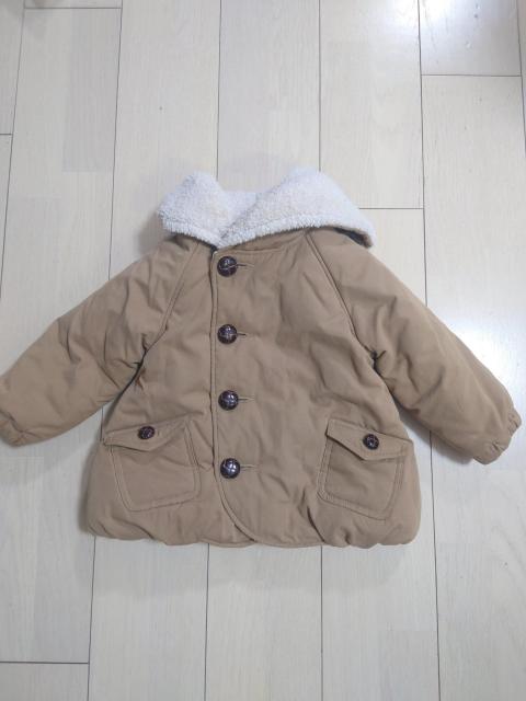 Love&Peace&Money 中綿コート キャメル 90cm < キッズ/ベビー Love&Peace&Money 中綿コート キャメル 90cm < キッズ/ベビーの
