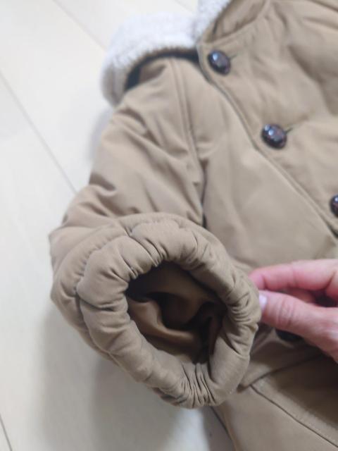 Love&Peace&Money 中綿コート キャメル 90cm < キッズ/ベビー Love&Peace&Money 中綿コート キャメル 90cm < キッズ/ベビーの