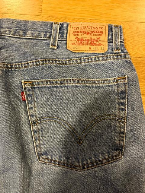 LEVI�fS ���[�o�C�X 505�X�g���[�g�f�j�� �傫��sizeW42 used �� �u�����h�� 