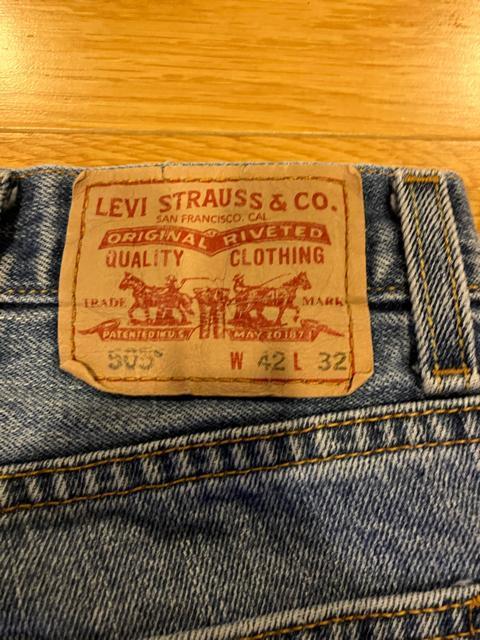 LEVI�fS ���[�o�C�X 505�X�g���[�g�f�j�� �傫��sizeW42 used �� �u�����h�� 