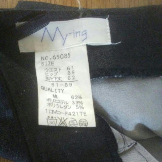 My-ing 美品 ウエスト61cm < 女性ファッション My-ing 美品 ウエスト61cm < 女性ファッションの