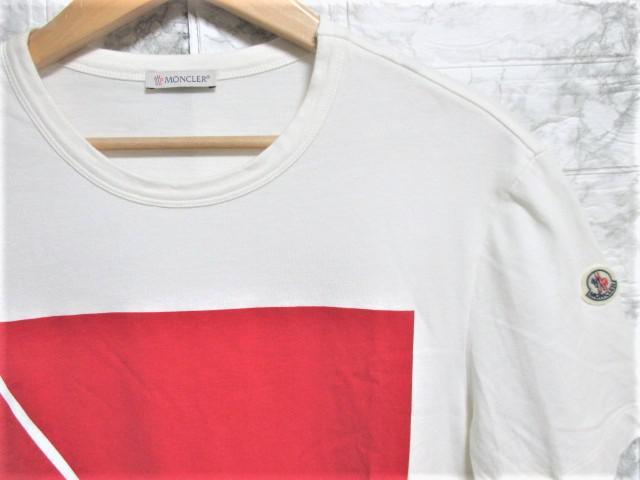 ★MONCLER モンクレール ロゴ プリント ワッペン Tシャツ 半袖/メンズM☆モンクレールジャパン 国内正規品 < ブランド ★MONCLER モンクレール ロゴ プリント ワッペン Tシャツ 半袖/メンズM☆モンクレールジャパン 国内正規品 < ブランドの