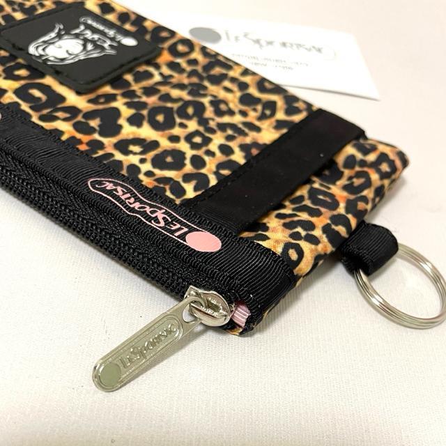 ★新品未使用★LeSportsac レスポートサック X-girl ヒョウ柄 キーコインポーチ ID パスケース ポーチ 小銭入れ < 女性ファッション  ★新品未使用★LeSportsac レスポートサック X-girl ヒョウ柄 キーコインポーチ ID パスケース ポーチ 小銭入れ < 女性ファッションの