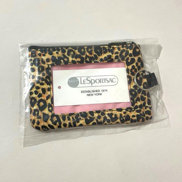 ★新品未使用★LeSportsac レスポートサック X-girl ヒョウ柄 キーコインポーチ ID パスケース ポーチ 小銭入れ < 女性ファッション  ★新品未使用★LeSportsac レスポートサック X-girl ヒョウ柄 キーコインポーチ ID パスケース ポーチ 小銭入れ < 女性ファッションの