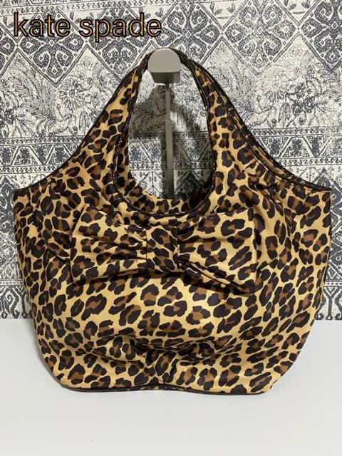 【良品】kate spade ケイトスペード レオパード トートバッグ ハンド < ブランド  【良品】kate spade ケイトスペード レオパード トートバッグ ハンド  < ブランドの