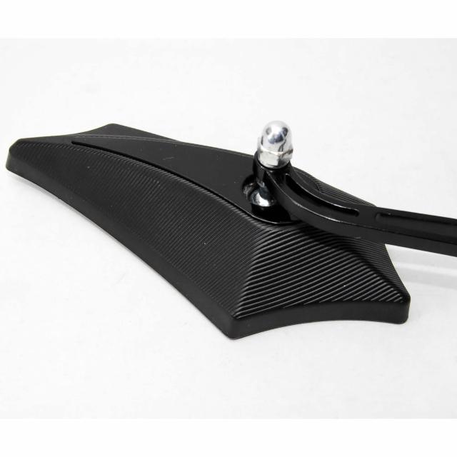 ニュースタイル バイク用 サイドミラー ブラック 変換アダプター付 カスタム 汎用 バックミラー 五角形 オートバイ 原付 黒 < 自動車/バイク ニュースタイル バイク用 サイドミラー ブラック 変換アダプター付 カスタム 汎用 バックミラー 五角形 オートバイ 原付 黒 < 自動車/バイク
