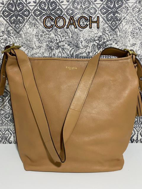 【良品】COACH コーチ レザー ワンショルダーバッグ 斜め掛け ブラウン < ブランド  【良品】COACH コーチ レザー ワンショルダーバッグ 斜め掛け ブラウン  < ブランドの
