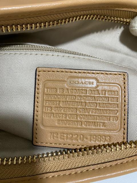 【良品】COACH コーチ レザー ワンショルダーバッグ 斜め掛け ブラウン < ブランド  【良品】COACH コーチ レザー ワンショルダーバッグ 斜め掛け ブラウン < ブランドの