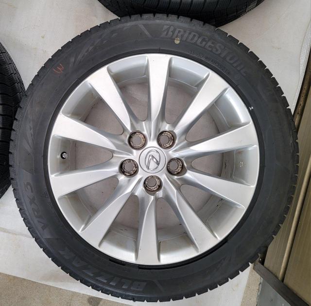 LEXUS レクサス LS 後期 純正アルミホイール18インチ7.5J+32 5H PCD120スタッドレスタイヤ付き4本セット < 自動車/バイク LEXUS レクサス LS 後期 純正アルミホイール18インチ7.5J+32 5H PCD120スタッドレスタイヤ付き4本セット < 自動車/バイク