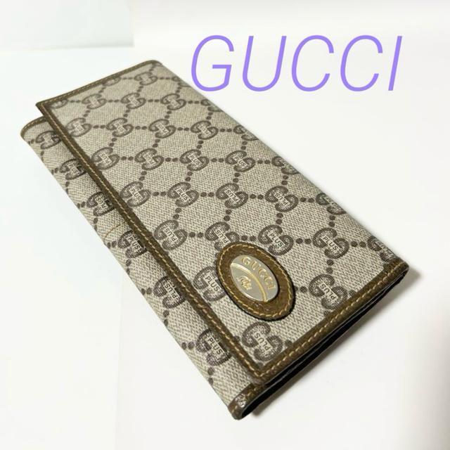 GUCCI グッチ GGプラス 二つ折り長財布 財布 PVC レザー ベージュ < ブランド GUCCI グッチ GGプラス 二つ折り長財布 財布 PVC レザー ベージュ < ブランドの