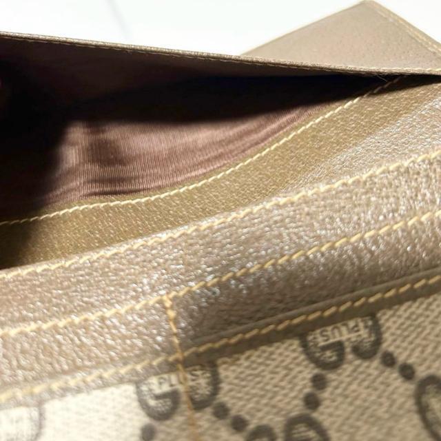 GUCCI グッチ GGプラス 二つ折り長財布 財布 PVC レザー ベージュ < ブランド GUCCI グッチ GGプラス 二つ折り長財布 財布 PVC レザー ベージュ < ブランドの
