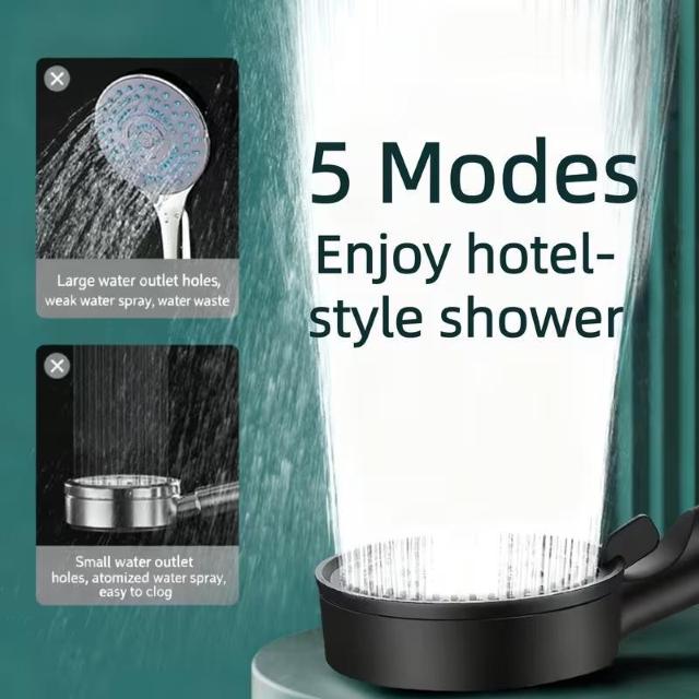 爆ヤス890円★【5モード】高性能ブラック高圧ハンドヘルドシャワーヘッド|500%水流増強、節水、調整可能、耐久性プラスチック製 < インテリア/ライフ 爆ヤス890円★【5モード】高性能ブラック高圧ハンドヘルドシャワーヘッド|500%水流増強、節水、調整可能、耐久性プラスチック製 < インテリア/ライフの