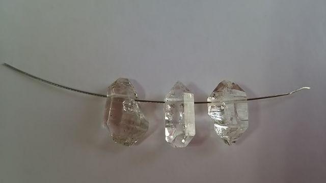 ☆ハーキマーダイヤモンド☆クレオ穴☆3個set☆ < ペット/手芸/園芸  ☆ハーキマーダイヤモンド☆クレオ穴☆3個set☆  < ペット/手芸/園芸の