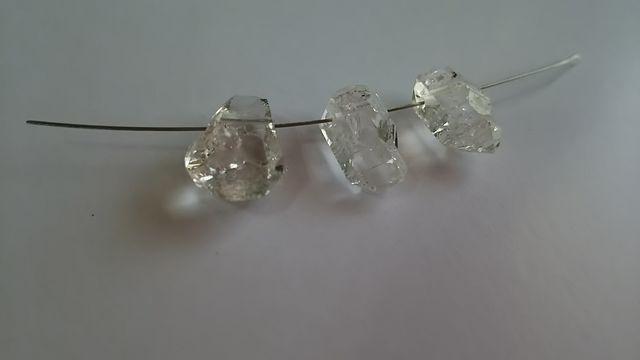 ☆ハーキマーダイヤモンド☆クレオ穴☆3個set☆ < ペット/手芸/園芸  ☆ハーキマーダイヤモンド☆クレオ穴☆3個set☆ < ペット/手芸/園芸の