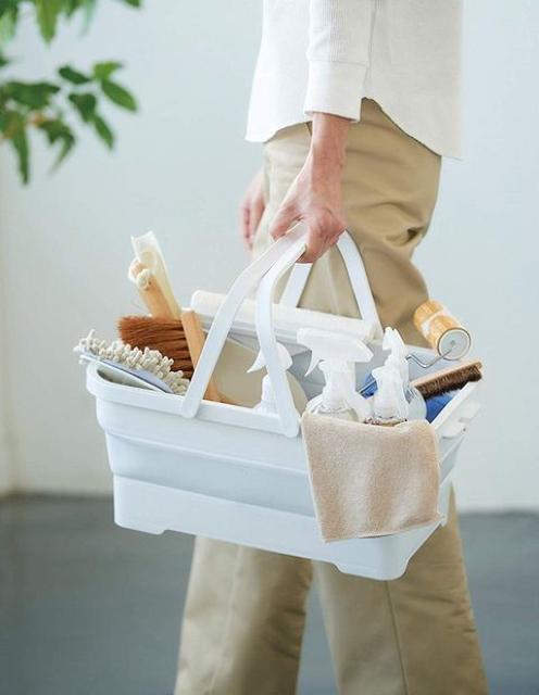 ISETO (伊勢藤) ソフトバスケット I-581 折りたたみバスケット ホワイト キャンプやバーベキュー アウトドア用 防災用 < インテリア/ライフ  ISETO (伊勢藤) ソフトバスケット I-581 折りたたみバスケット ホワイト キャンプやバーベキュー アウトドア用 防災用 < インテリア/ライフの