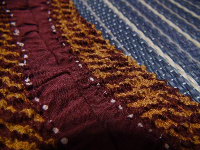 伝統工芸の手しぼりネクタイ 創作 シルク100%!。 < 男性ファッション  伝統工芸の手しぼりネクタイ 創作 シルク100%!。 < 男性ファッションの