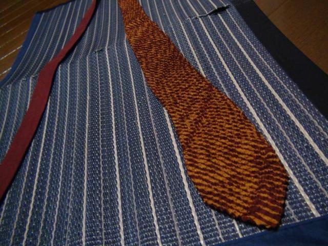 伝統工芸の手しぼりネクタイ 創作 シルク100%!。 < 男性ファッション  伝統工芸の手しぼりネクタイ 創作 シルク100%!。 < 男性ファッションの