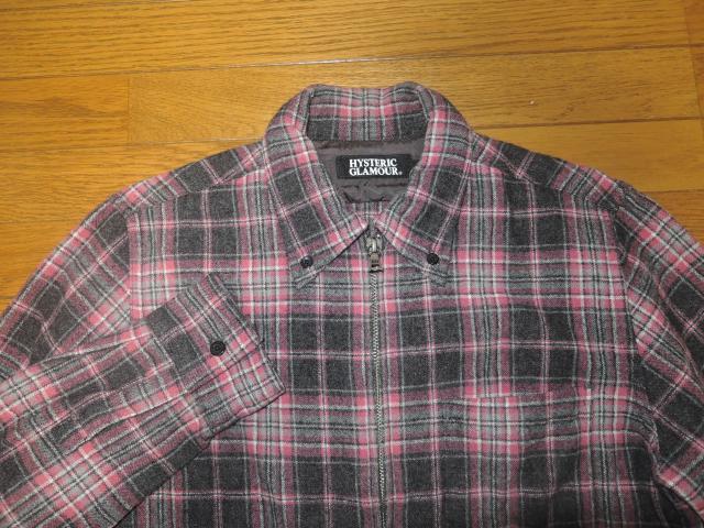 HYSTERIC GLAMOUR �q�X�e���b�N�O���}�[ �`�F�b�N �l���V���c �W���P�b�g S �E�[�� �� �u�����h�� 