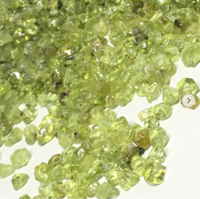 《浄化用さざれ》ミャンマー産 天然石ペリドット  200g < インテリア/ライフ  《浄化用さざれ》ミャンマー産 天然石ペリドット  200g < インテリア/ライフの