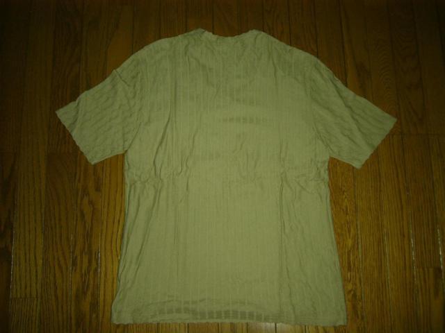 新品 ABAHOUSE アバハウス カットソー 44 メッシュストライプ Vネック Tシャツ < ブランド 新品 ABAHOUSE アバハウス カットソー 44 メッシュストライプ Vネック Tシャツ < ブランドの