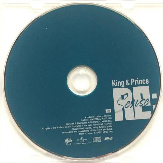 King & Prince  RE:SENSE 初回限定盤B CDdisc1のみ < タレントグッズ  King & Prince  RE:SENSE 初回限定盤B CDdisc1のみ  < タレントグッズの