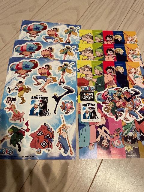 ワンピース セブンイレブン限定 スタンプラリー ステッカー シール 前半後半 各種3枚 25th < アニメ/コミック/キャラクター  ワンピース セブンイレブン限定 スタンプラリー ステッカー シール 前半後半 各種3枚 25th  < アニメ/コミック/キャラクターの