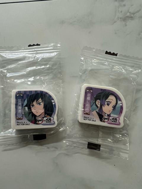 非売品鬼滅の刃消しゴム2点セット < アニメ/コミック/キャラクター  非売品鬼滅の刃消しゴム2点セット  < アニメ/コミック/キャラクターの