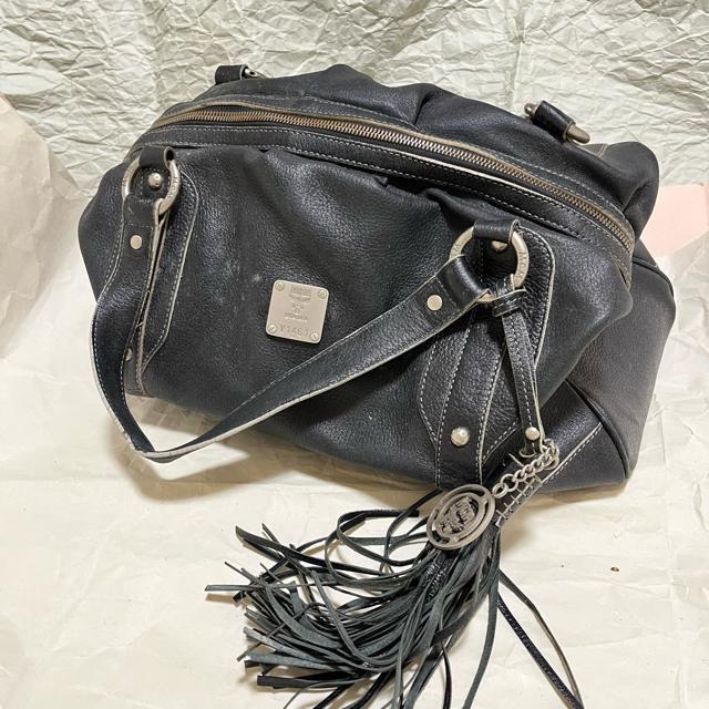 �yMCM�z ���B���e�[�W �{�X�g���o�b�O �u���b�N ���S�`���[���t �� �󂠂� ���U�[  �� �����t�@�b�V������ 