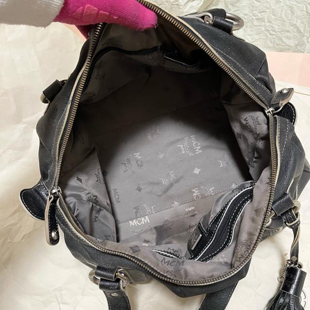 �yMCM�z ���B���e�[�W �{�X�g���o�b�O �u���b�N ���S�`���[���t �� �󂠂� ���U�[ �� �����t�@�b�V������ 