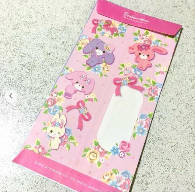 ぼんぼんりぼん★封筒 お手紙 ポチ袋★うさぎ サンリオ < アニメ/コミック/キャラクター ぼんぼんりぼん★封筒 お手紙 ポチ袋★うさぎ サンリオ < アニメ/コミック/キャラクターの