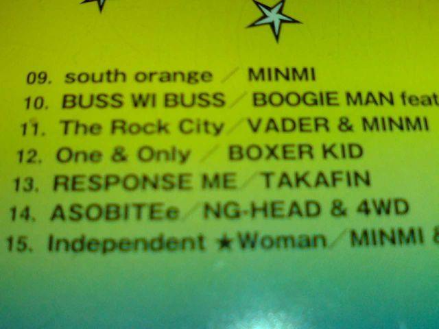 《レゲエ》KENTY GROSS 湘南乃風 MINMI VADER REGGAE BOOGIE MAN REGGAE ジャパレゲ < CD/DVD/ビデオ  《レゲエ》KENTY GROSS 湘南乃風 MINMI VADER REGGAE BOOGIE MAN REGGAE ジャパレゲ < CD/DVD/ビデオの