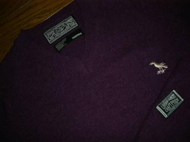 美中古NEIGHBORHOODネイバーフッドニットカットソーS刺繍紫系 < ブランド  美中古NEIGHBORHOODネイバーフッドニットカットソーS刺繍紫系 < ブランドの