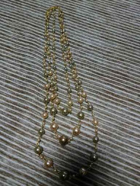 パール ネックレス 3連 新品 < 女性アクセサリー/時計  パール ネックレス 3連 新品  < 女性アクセサリー/時計の