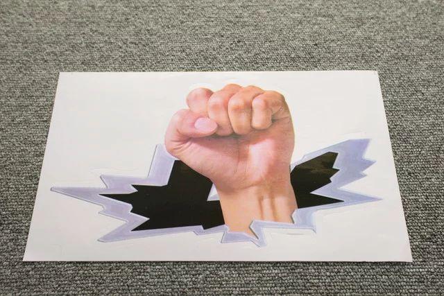 面白ステッカー グー 握りこぶしデザイン < 自動車/バイク 面白ステッカー グー 握りこぶしデザイン < 自動車/バイク