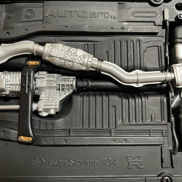 オートアート 1/18 ニッサン スカイライン R34 ブルー < ホビー  オートアート 1/18 ニッサン スカイライン R34 ブルー < ホビーの