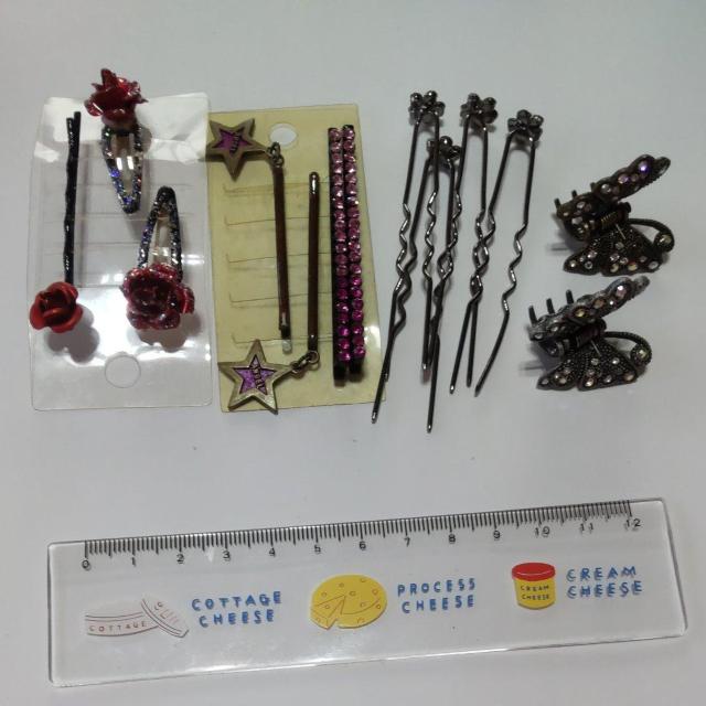 ★新品★ヘアアクセサリー福袋★ヘアゴム・ピン★19個セット < 女性アクセサリー/時計  ★新品★ヘアアクセサリー福袋★ヘアゴム・ピン★19個セット < 女性アクセサリー/時計の