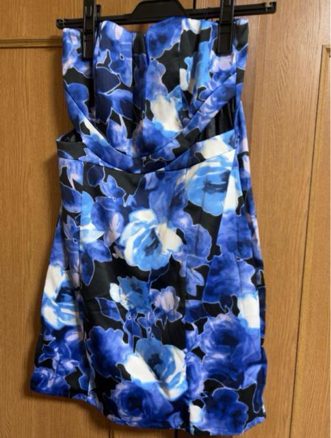 デイライルノアール 花柄ベアワンピース < ブランド  デイライルノアール 花柄ベアワンピース < ブランドの