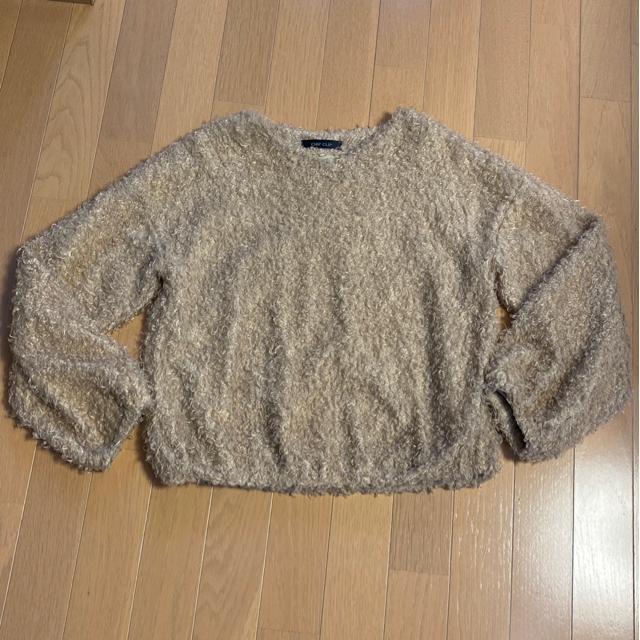 ベージュ系フワモコトップス/ディズニーランド&シーの仮装でダッフィーやシェリーメイのコスプレにも♪サイズM/キッズから大人女性まで < 女性ファッション  ベージュ系フワモコトップス/ディズニーランド&シーの仮装でダッフィーやシェリーメイのコスプレにも♪サイズM/キッズから大人女性まで  < 女性ファッションの
