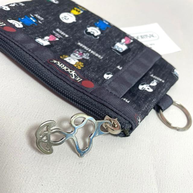★新品★LeSportsac レスポートサック スヌーピー グレイ キーコインポーチ ID パスケース ポーチ 小銭入れ 送料無料 < 女性ファッション  ★新品★LeSportsac レスポートサック スヌーピー グレイ キーコインポーチ ID パスケース ポーチ 小銭入れ 送料無料 < 女性ファッションの